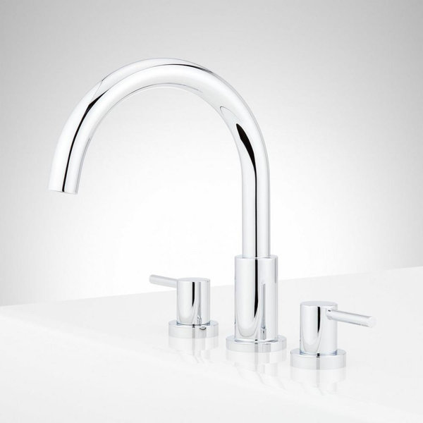 Signature Hardware Lexia Deck Mounted Roman Tub Filler Faucet Wayfair